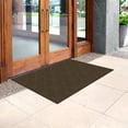 thumbnail image 6 of Mainstays Textures Crosshatch Polyester and Rubber Backed Doormat, 3' x 5', Walnut, 6 of 11