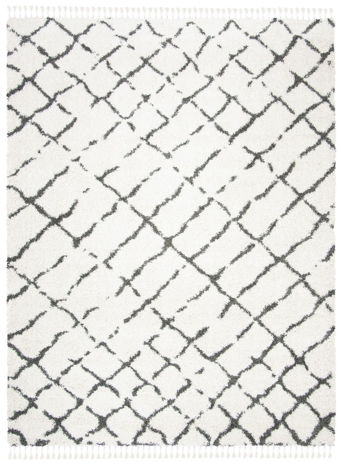 Safavieh Moroccan Fringe Dorian Geometric Shag Area Rug