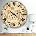 thumbnail image 2 of DesignArt Copper Branches Composition Large Wall Clock, 2 of 2