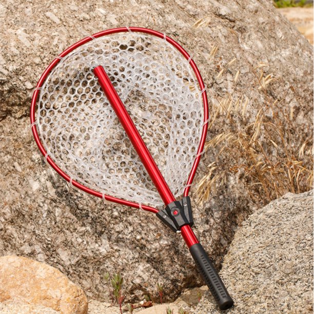 Anti-hook Silicone Fishing Net With Telescopic Alu – Grandado