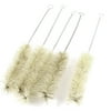 Unique Bargains 5 x Twisted Metal Handle Test Tube Cup Washing Clean Brush 8.8" Long