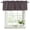 Brown, Chocolate, Chestnut, Espresso, variant on 2 Pack Valances for Window, Indigo Blue Short Curtains for Kitchen Bedroom Living Room, Farmhouse Vintage Blue Solid Color Rod Pocket Small Window Treatment Valance Drapes 42 x 12 Inch