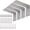 Brushed Nickel, variant on SILKBUT L Brackets Heavy Duty, 5x3x1.8 Inch Stainless Steel Shelf Brackets Wall Mounted for Floating Shelves Industrial Farmhouse, Includes Hardware, Pack of 4