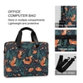 thumbnail image 4 of FORMRS 16" Laptop Bag Carrying Sleeve Case with Handle Travel Shoulder Briefcase, Whimsical Foxes Pattern, 4 of 8