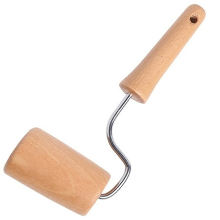 

Hhdxre Wooden Rolling Pin for Baking Dough And Pastry Pizza Roller With Handle Non-Stick Kitchen Supply Double Head(L)