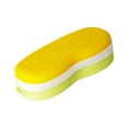 thumbnail image 3 of Estuche para gafas de natación, caja de almacenamiento para gafas de natación, estuche protector portátil impermeable para de natación para mujeres y Amarillo Verde, 3 of 8