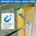 thumbnail image 3 of ANGELES HOME 28 in. W x 72 in. H Framed Pivot Shower Door with 1/4 in. Easy-Clean Tempered Safety Glass, Adjustable Width, Reversible, Brushed Gold, 3 of 14