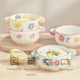 thumbnail image 4 of Qeeadeea Bouillon Cups, French Onion Soup Bowls With Handles, French Onion Soup Crocks Oven Safe, Microwave Soup Bowl, Soup Mug-red-12x12x4cm, 400ml, 4 of 7