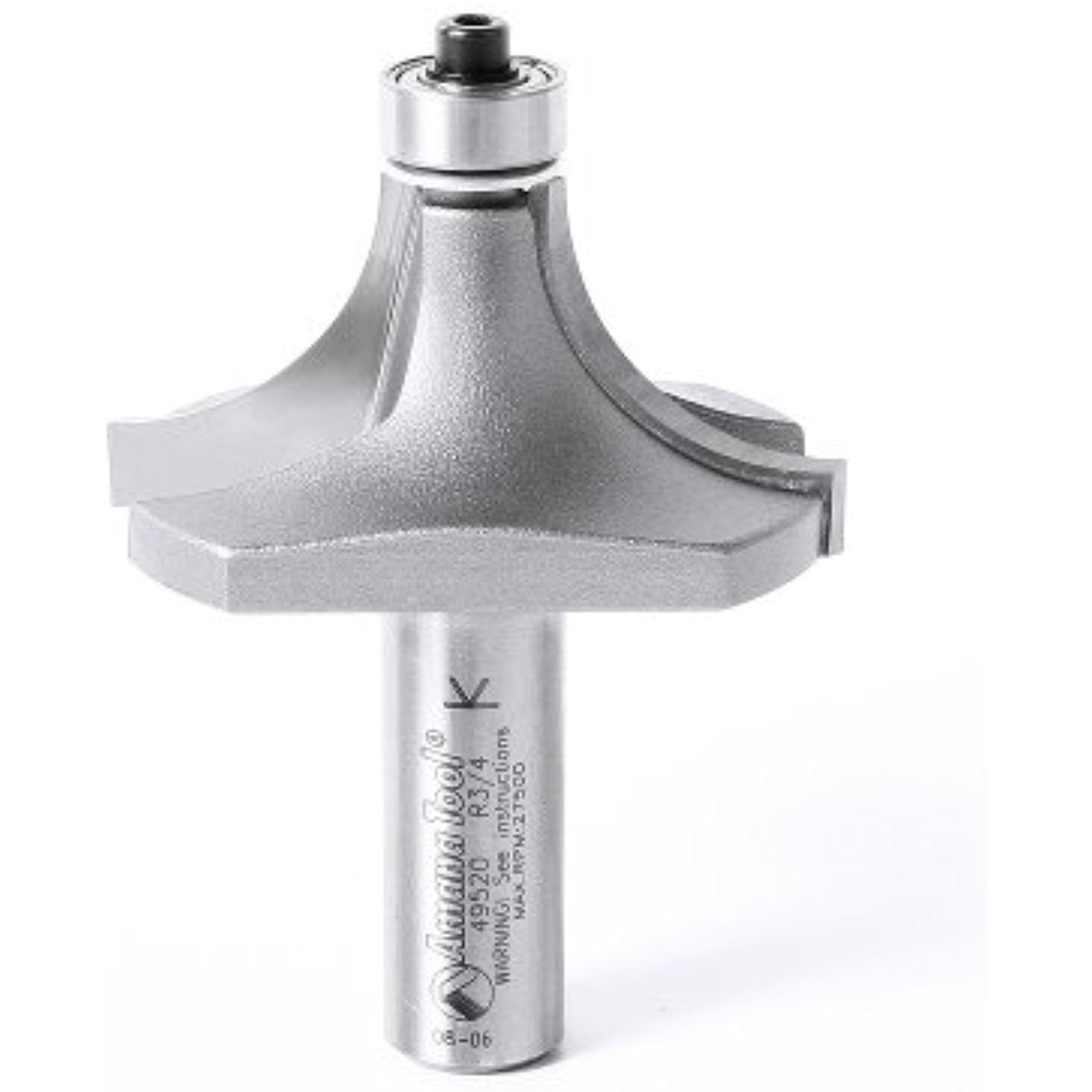3/4" Diameter Industry Quality HSS Round Over Edging Router Bit 1/2" Shank 