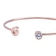 thumbnail image 3 of Pulsera Mujer Inicial Letra LuckyLy, Acero Inoxidable y Zirconia Cúbica, Modelo Sonia rosa UNITALLA, 3 of 8