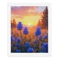 thumbnail image 5 of Paint by Numbers Kit for Adults, Blue Flowers Sunset Landscape Scene Paint by Numbers, Easy Paint by Numbers Kit for Adults Beginner, DIY Adult Paint by Number Kits on Canvas, Home Decor, 5 of 7