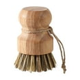 thumbnail image 4 of Natural Wood Dish Brush, Sisal Scrub Brush for Pots Pans, Kitchen Cleaning Brush with Hanging Rope, Eco-Friendly Hardwood Scrubber for Sink, Kitchen Gadgets, 1 Pcs, 4 of 6