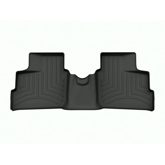 WeatherTech Custom Fit FloorLiners compatible with 2014-2015 Mitsubishi Mirage - 2nd Row, Black