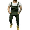 thumbnail image 1 of Mens Denim Bib Suspenderdres Jeans Jumpsuit Pant Tirantes Rompers, 1 of 5