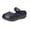 black, variant on Women's 2-Inch Platform Ballet-Style Clogs, Perforated Soft Sole Slingback Sandals