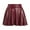 Wine, variant on MIXUE Skirts For Women Summer Solid Color Pleated High Waist A Line Mini Skirt Streetwear,Blue,S