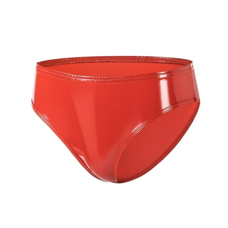 Women Shiny Metallic Panty Briefs High Cut Ballet Dance Underwear Shorts Lingerie Bodysuit with Push up Bra