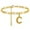 C, variant on Jewelry Initials Anklets for Women Personalized Gold Chain Letter Ankle Bracelets Summer Jewelry 20-27cm Adjustable Length A-Z Gold Plated