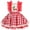 Red Strawberry, variant on Toddler Kids Girls Birthday Party Dress Strawberry/Donut/Candy/Easter Day/Alice Polka Dots Embroidery Princess Ruffle Tulle Wedding Pageant Evening Dresses