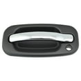 thumbnail image 2 of TRQ Chrome Black Exterior Door Handle Front Set for Silverado Pickup Truck DHA36970, 2 of 5