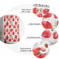 thumbnail image 2 of Spring Poppy Flowers Shower Curtain for Bathroom, Red Colorful Wildflower Flowered Floral Plant Shower Curtain Set, 3D Printing Waterproof Polyester Bath Decor 36x72IN with 12 Hooks, 2 of 6