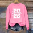 thumbnail image 2 of Uootdi Senior Class of 2026 Graduation Sweatshirt for Women Oversized Crewneck Long Sleeve Shirt Pullover Teen Clothes Gift Loo se Pullover Tops, 2 of 5