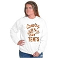 thumbnail image 4 of Camping Its In Tents Funny Outdoors Sweatshirt for Men or Women Brisco Brands X, 4 of 6
