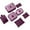 Wine, variant on JeashCHAT 7-piece Set Packing Cubes , Packing Cubes for Suitcases, Packing Cubes Travel Accessories, Reusable Luggage Organizer Bags for Carry on Suitcase