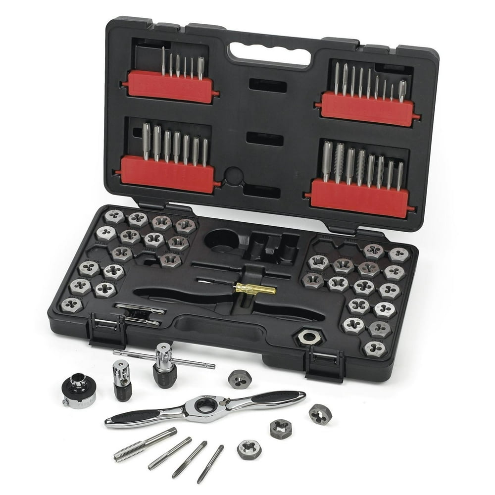 GearWrench 3887 Tap and Die 75 Piece Set Combination SAE / Metric