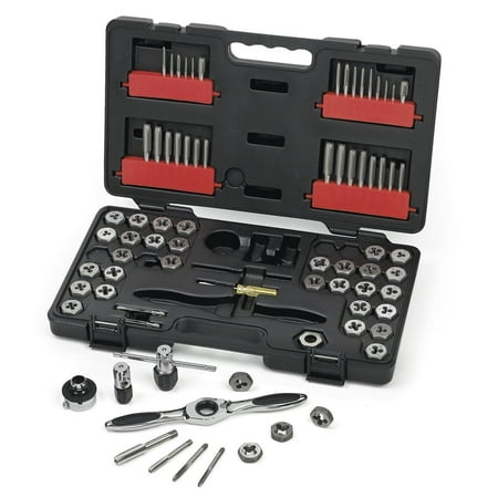GearWrench 3887 75-Piece SAE/Metric Ratcheting Tap and Die Drive Tool Set