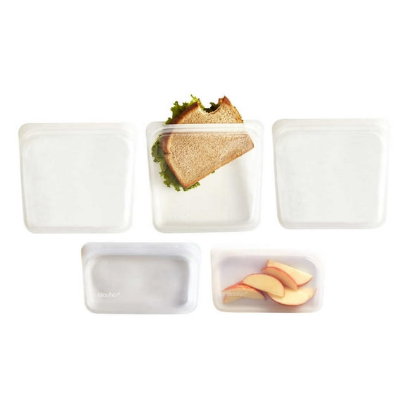 Stasher 5-piece Reusable Bag Set