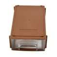 thumbnail image 6 of 1Pc Stackable Plastic Hardware Parts Storage Boxes Component Screws Toolbox Brown, 6 of 10