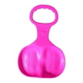 thumbnail image 4 of Trineo de nieve de invierno, trineo de hierba, regalo de fiesta con asa, trineo de trineo Rosa roja, 4 of 8