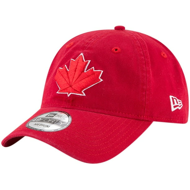 Toronto Blue Jays New Era Core Fit Replica 49forty Fitted Hat Red Walmart Com