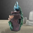 thumbnail image 3 of Creative Resin Feng Shui Ball Fountain Buddha Water Feature Indoor Waterfall Fountain Indoor Living Room Corner Landscape Decoration Flowing Water Humidifier Ornaments, 3 of 14