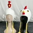 thumbnail image 2 of Ysmooiuy 3D Chicken Hat Knitted Turkey Hat for Thanksgiving Festival Comfortable Warm Cotton Hat Holiday Accessory for Everyone, 2 of 9