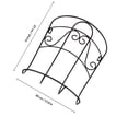 thumbnail image 2 of Hytrove 1 Ensemble Support Mural en Métal Robuste pour Tuyau de Jardin Noir, 2 of 6