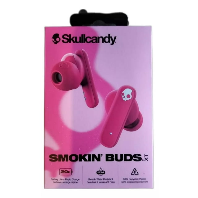 Audifonos Skullcandy Smokin Buds Xt Supreme Sound All Colors Color Pink Glow Luz Luz