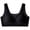 Black, variant on One Piece Cooling Seamless Bra for Women Wireless Push-up Breathable Lifting Racerback Solid Colors Natural Silhouette