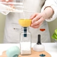 thumbnail image 4 of Large Kitchen Funnel with Filter - Multi-Purpose Separator for Wine, Oil, and Liquids, Heat Resistant Pouring Spout, 4 of 5