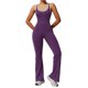 thumbnail image 1 of Monos for mujer, barra lateral, espalda cruzada, tanque de una pieza, deportes, espalda calada, mono de Yoga, traje de Yoga, levantamiento de cadera, 1 of 7