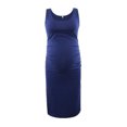 thumbnail image 2 of Quinlirra Maternity Dresses for Women 2024 Woman Solid Sleeveless Breast-Feeding Pregnant Nursing Dress Casual, 2 of 6