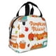 thumbnail image 2 of Easygdp Fall Pumpkins Bolsa Térmica Premium - Tela Oxford Impermeable, Gran Capacidad, Bolsillo Frontal, Unisex para Trabajo, Escuela, Actividades al Aire Libre y Picnics, 2 of 8