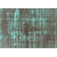 thumbnail image 1 of Ahgly Company Indoor Rectangle Persian Turquoise Blue Bohemian Area Rugs, 8' x 12', 1 of 4
