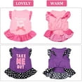 thumbnail image 4 of 2 Pieces Pet Dress Shirt Puppy Skirt Cute Dog Dress Pet Summer Clothes Dog Apparel for Small Dogs and Cats, 4 of 7