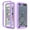 Purple, variant on TECH CIRCLE For iPod Touch 5/6/7 Case with Built-in Screen Protector,Full Protection Rugged Drop Shockproof Rubber Hybrid Anti-Scratch Crystal Clear Phone Case for Apple iPod Touch 5/6/7 4.0",Red