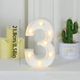 thumbnail image 4 of 8.6" LED Marquee Sign Light Up Letters, Alphabet Light Up Letters Sign, Battery Powered LED Letter Lights for Night Light, Wedding, Birthday, Party, Christmas or Home Decor, 4 of 9