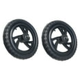 thumbnail image 5 of yotijay 1 Pair Balance Bike Replacement Wheels Lightweight Black Non Inflatable Training Triangular Wheel Hub, 5 of 8