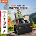 thumbnail image 2 of Inversor de corriente VEVOR Pure Sine Wave 3000 W DC 12 V a AC 120 V, 2 of 9