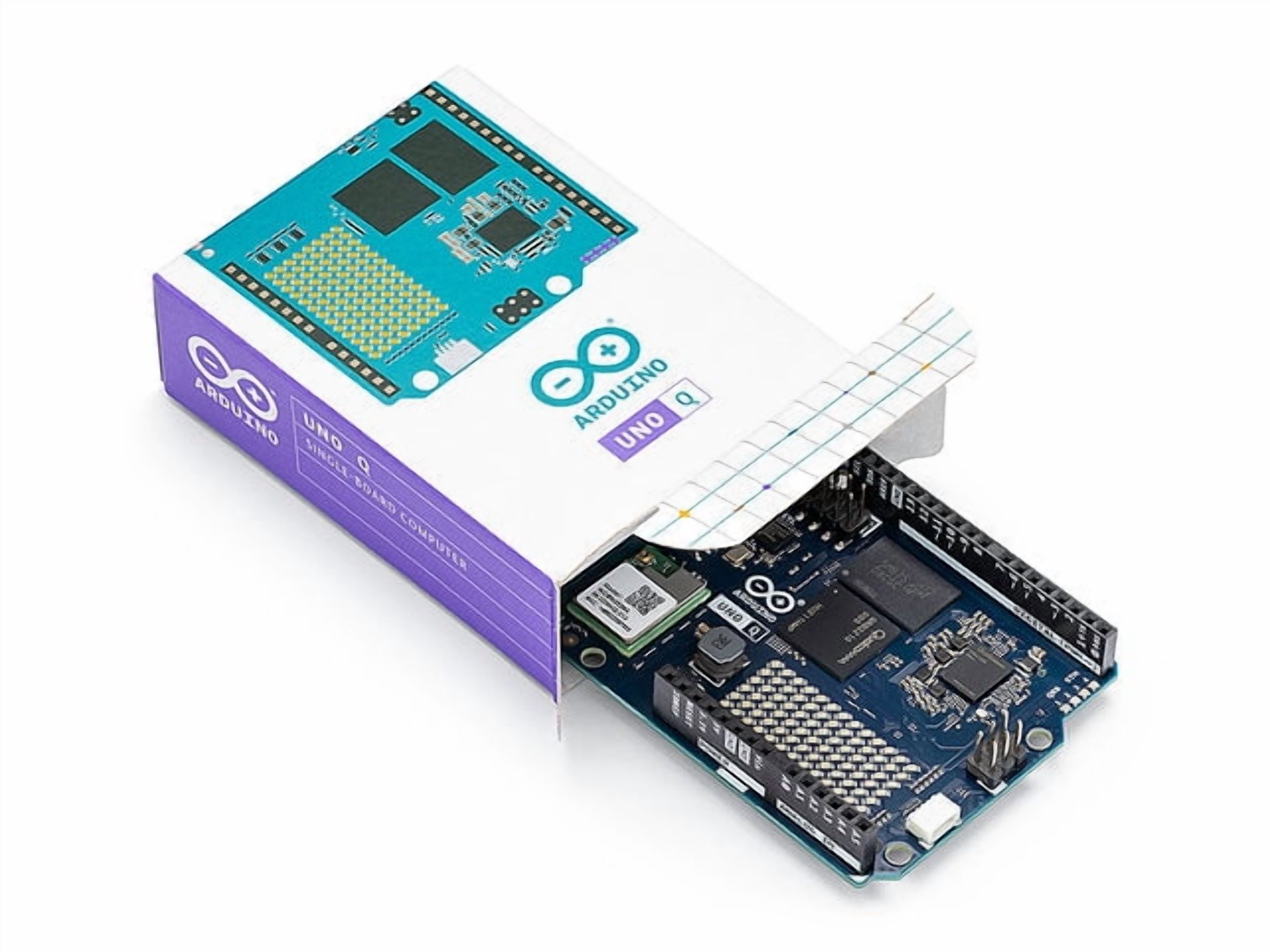 Arduino ABX00162 UNO Q Hybrid Board,Qualcomm QRB2210 & STM32U585 , AI Vision, IoT, Robotics, Linux® ,Wi-Fi®  USB-C®